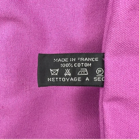 Hermès Paris Large Bora Bora Pink Cotton Canvas Flat Zip Pouch - Picture 4 of 14